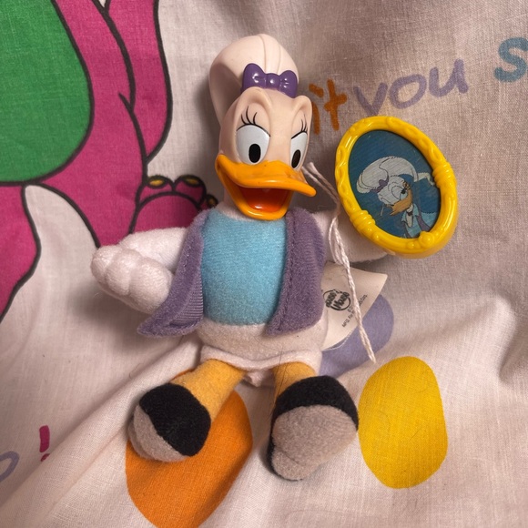 Disney House Of Mouse Daisy Duck Toy Hologram Mirror fabric & plastic toy figure - Picture 1 of 6